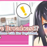 NTR Live Broadcast!? While on Phone with Her Boyfriend, From Behind