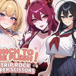 Punch to the flesh! Strip rock paper scissors