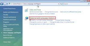 Installing Japanese support for Windows Vista 2