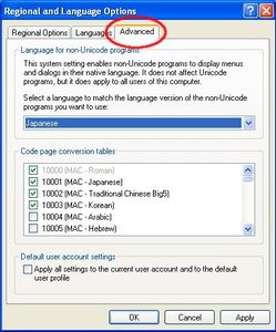 Installing Japanese support for Windows XP 7
