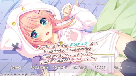 I woke up in the morning as a beautiful girl and now you want me to do you a favor? Can't be helped, nya... okay